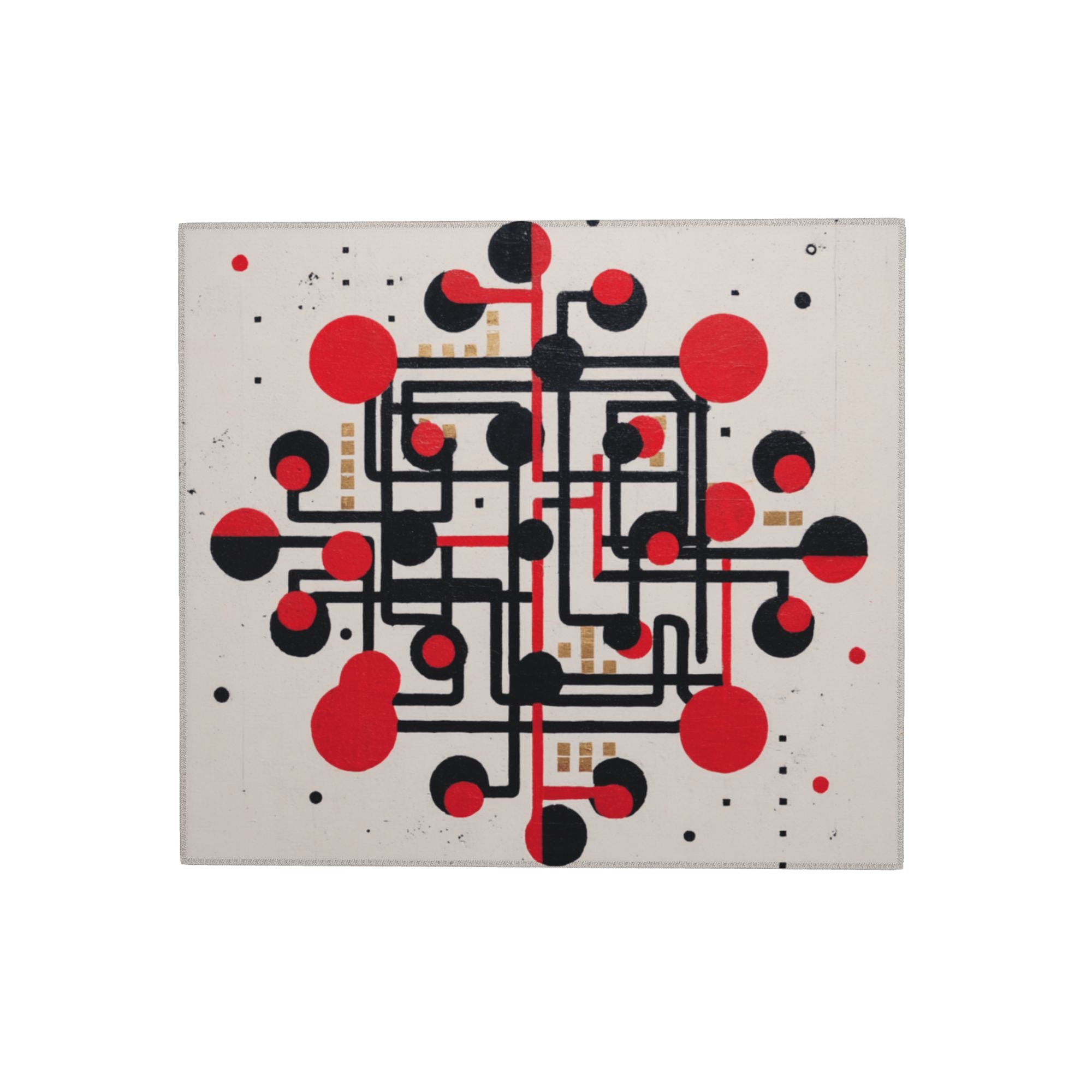 Geometric Art Kitchen Countertop Absorbent Pads (2 - Pack) - Super Absorbent & Quick - Drying, Foldable & Easy to Store