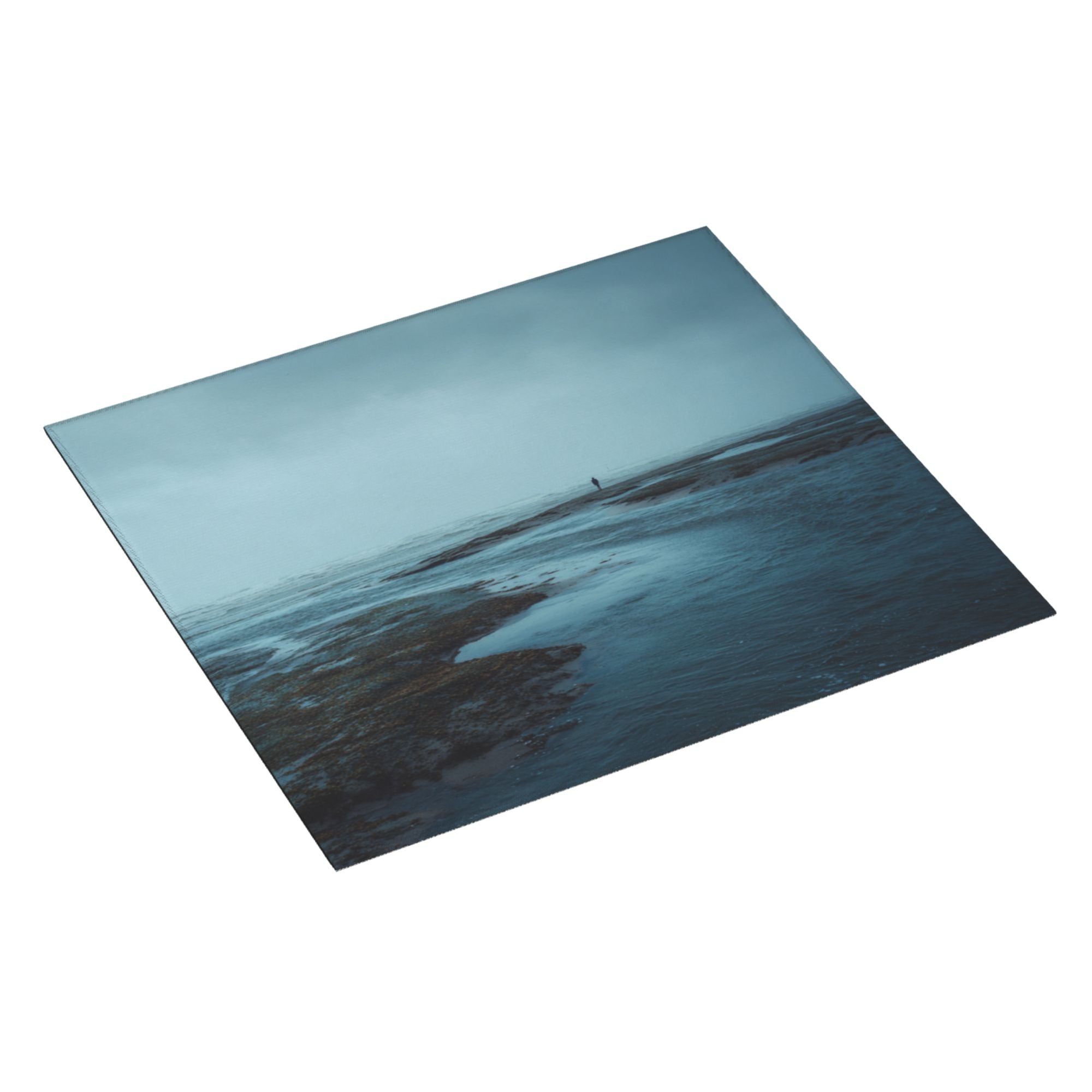 Kitchen Countertop Absorbent Pads with Ocean Scenery (2 - Pack) - Super Absorbent, Quick - Drying and Easy to Store