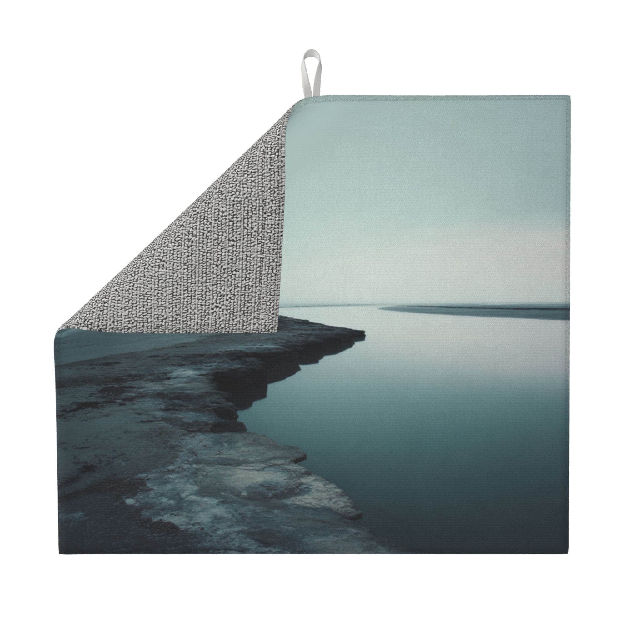 Kitchen Countertop Absorbent Pads with Serene Waterfront Scenery (2 - Pack) - Super Absorbent, Quick - Drying and Easy to Store