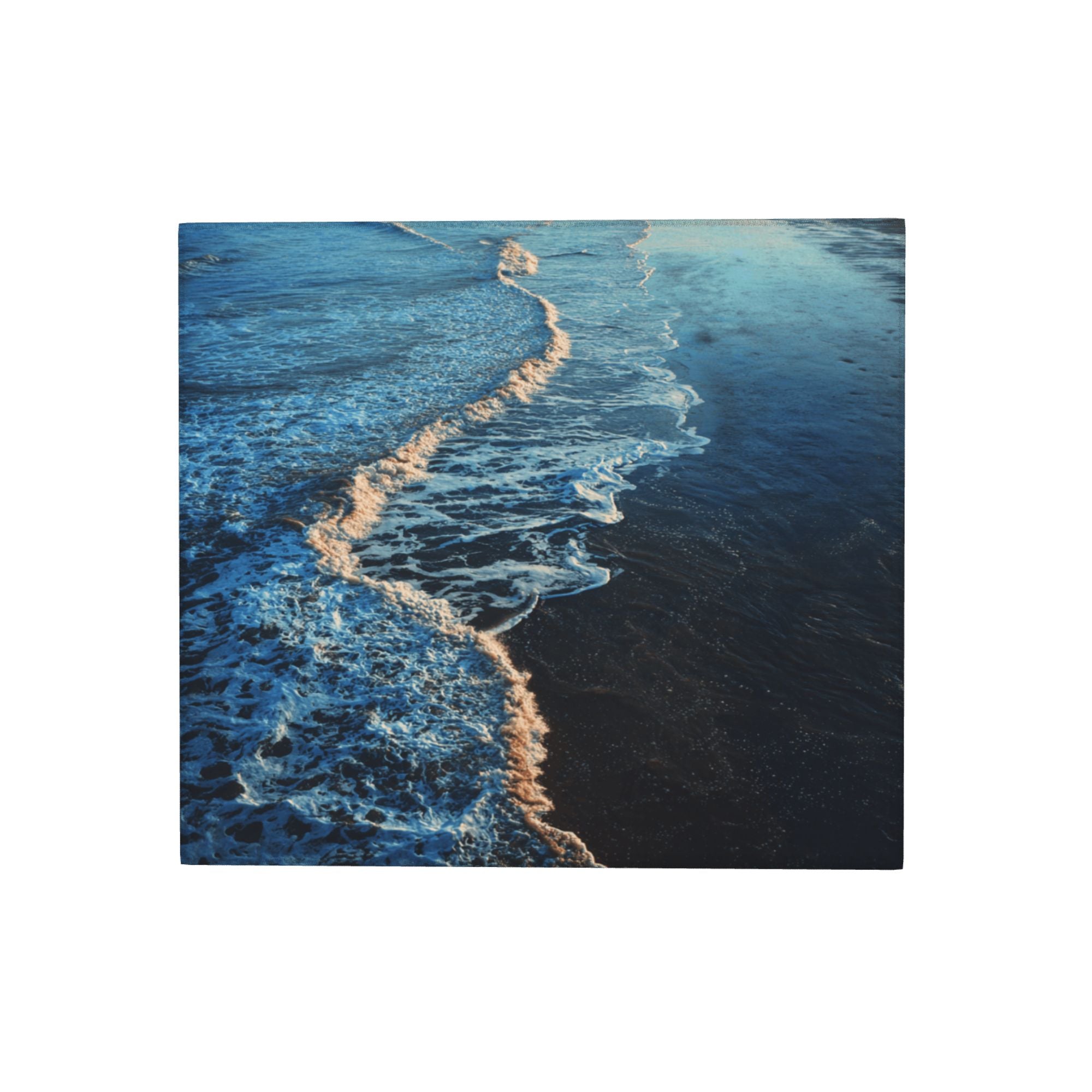 Kitchen Countertop Absorbent Pads with Ocean Waves Pattern (2 - Pack) - Super Absorbent, Quick - Drying and Easy to Store