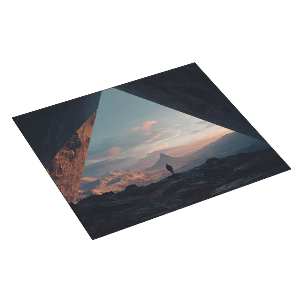 Kitchen Countertop Absorbent Pads with Wilderness Mountain - View Pattern (2 - Pack) - Super Absorbent, Quick - Drying and Easy to Store