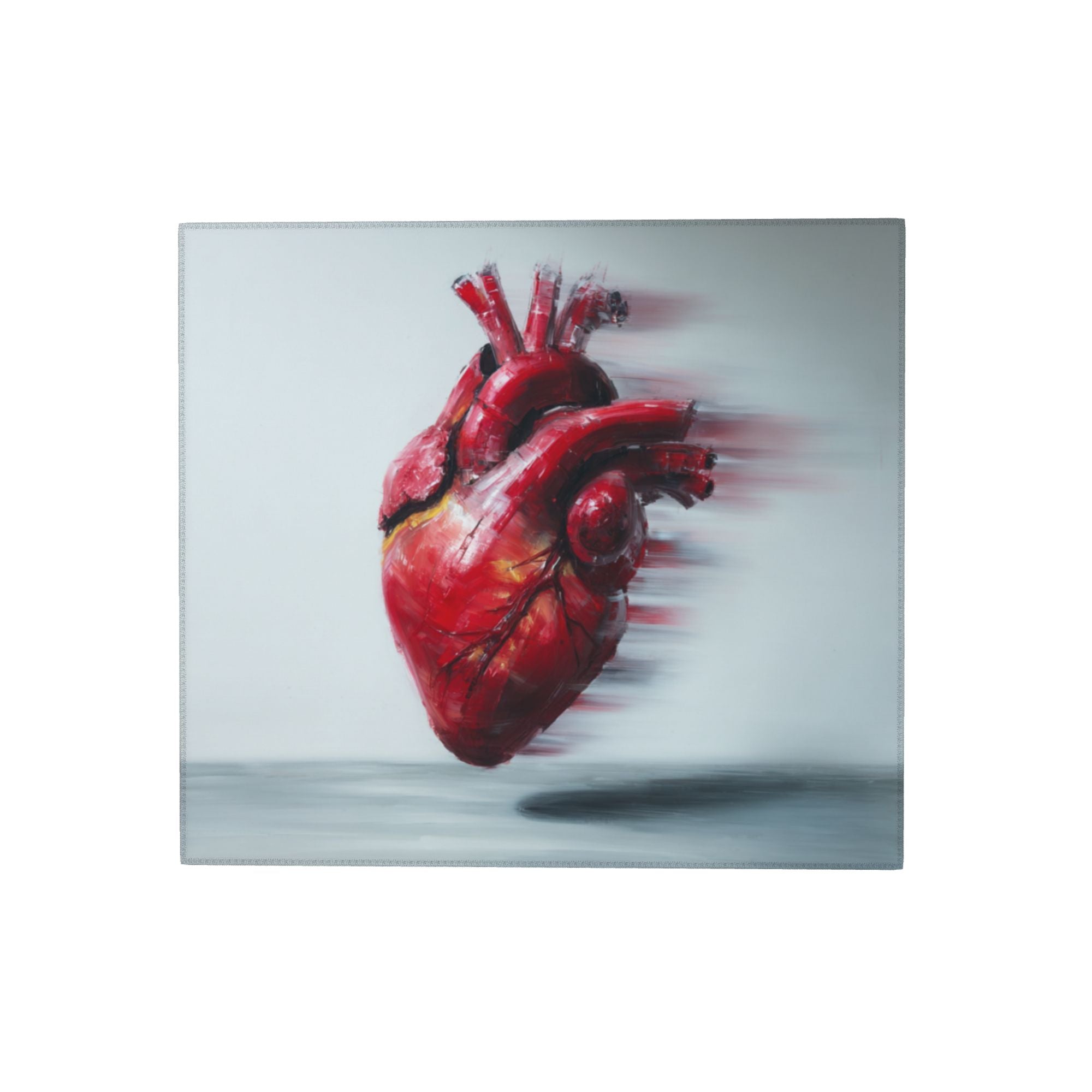 Kitchen Countertop Absorbent Pads with Artistic Heart Pattern (2 - Pack) - Super Absorbent, Quick - Drying and Easy to Store