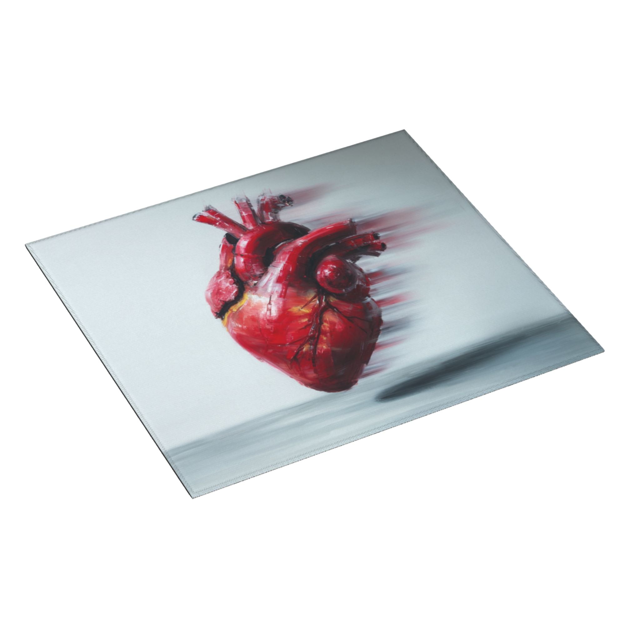 Kitchen Countertop Absorbent Pads with Artistic Heart Pattern (2 - Pack) - Super Absorbent, Quick - Drying and Easy to Store